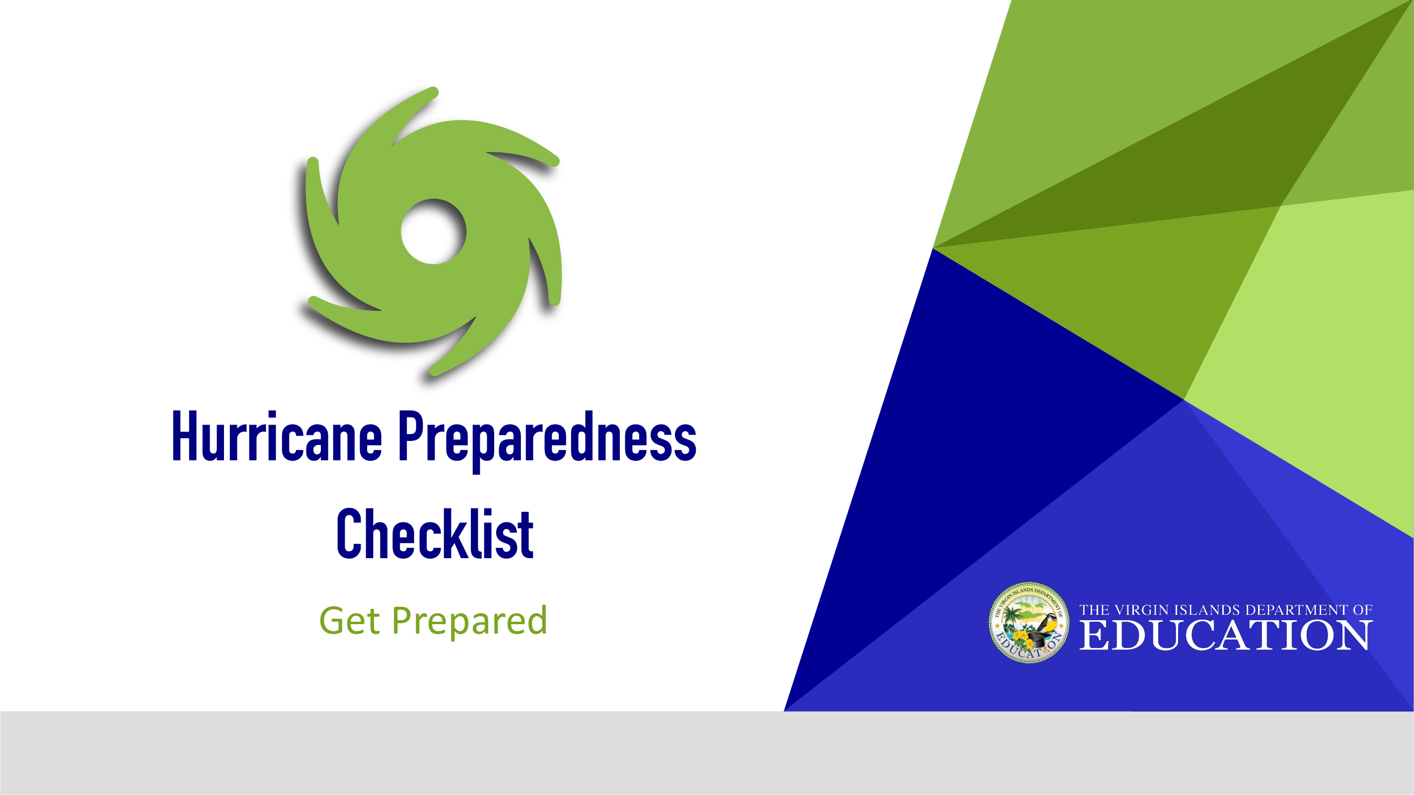 VIDE's Hurricane Preparedness Checklist